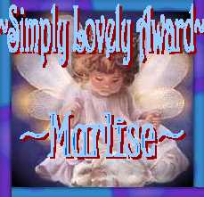 Isnt this a cute award....thank you