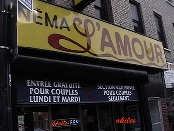 sexe shop sur la rue St-Denis &agrave; Montr&eacute;al