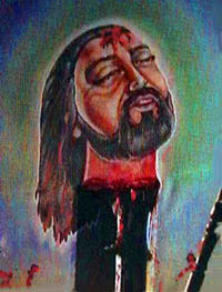 T&ecirc;te coup&eacute;e durant le conflit entre sunnites et chi&icirc;tes