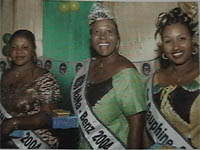 Femme africaine au gala