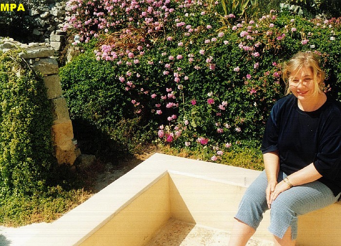 Maree at Uncle Angelu's house