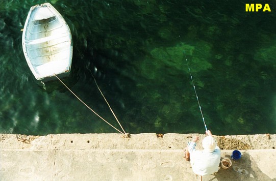 Fishing off Siberija side