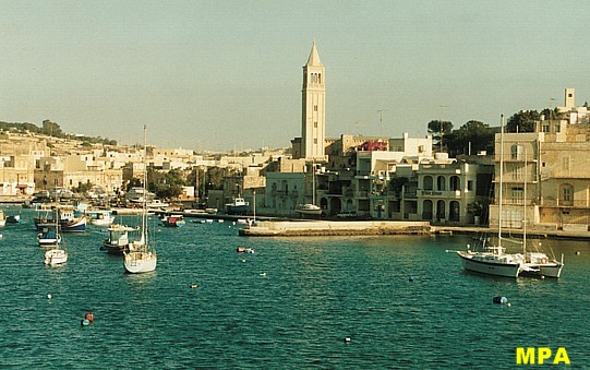 Morning light on Marsascala Bay