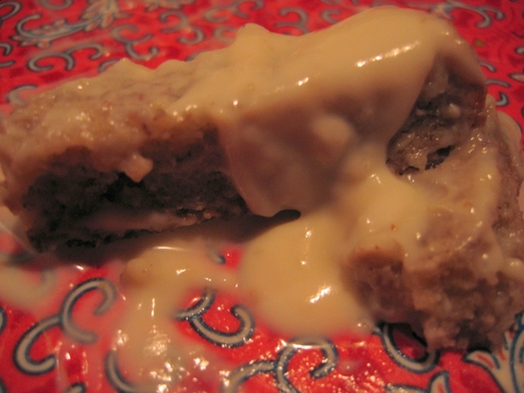 Banana Cake with Coconut Custard