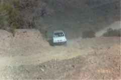 Bruce finally make it with the help of a winch.