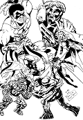 Giants, people made of rock, flying lightning guys...