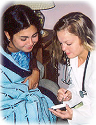 Reviewing Electronic Health Record (EHR) using Personal Digital Assistant (PDA)