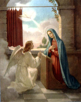The Annunciation of the Archangel Gabriel to the Blessed Virgin Mary