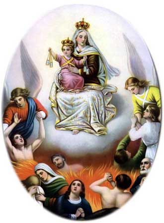 Queen of the Poor Souls in Purgatory