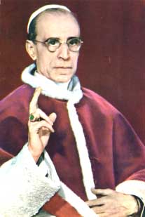 His Holiness, Pope Pius XII (d. 1958)