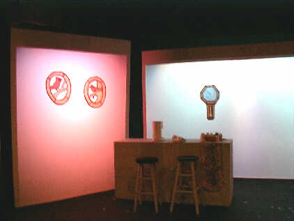 The interior of Bessie's house