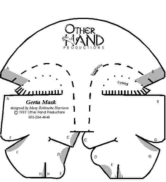 pattern for Gerta mask