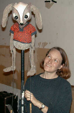 Sungura with his ears down.