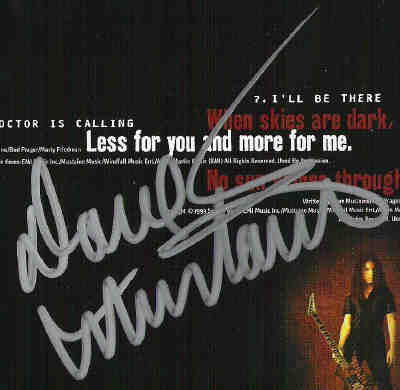 Dave's Autograph