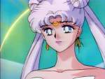 Queen Serenity right before she sent her daughter and her court to the future