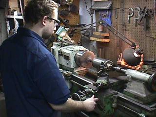 Turning an armature