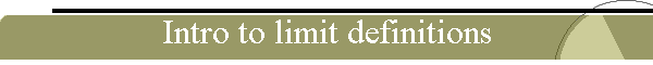 Intro to limit definitions
