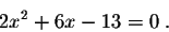 \begin{displaymath}f(x)=\sqrt{x}.\end{displaymath}