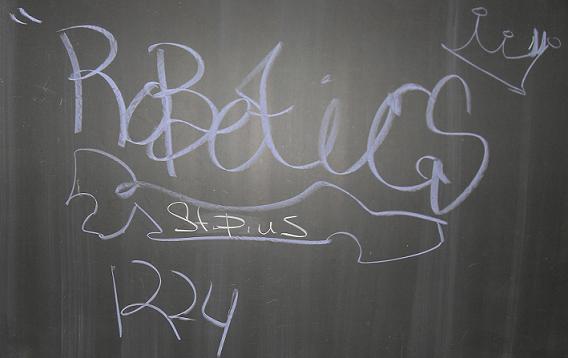 Robotics on blackboard