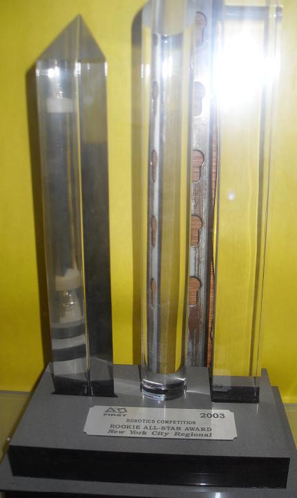 Robotics history Trophy 2003