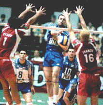 At WC 98 he won 33 points only on serves!