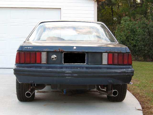 Mustang Rear View