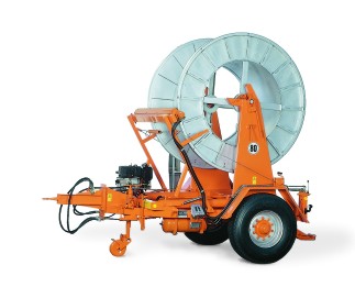 Cable drum trailers, hydraulic