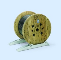 Cable drum wind-off rollers