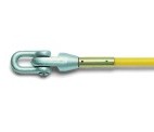 Shackle attached to the guide tip of the rod