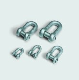 Shackle with slotted screw
