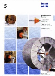 (5) Cable drum equipment