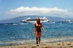 Gabi at Lahaina Beach