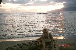 Lanai im Hintergrund
