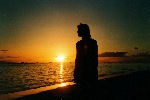 Ich beim Sunset in Lahaina