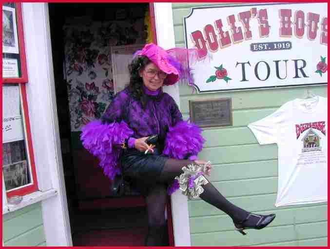 No, she is just a tour guide