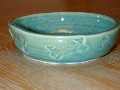 dog treat impression in dog dish
