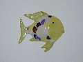 fish wall plaque, 6.5l x 5.5h