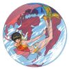 Um... Hokuto is a swimmin' in some kinda glass modle of the Earth... O.o;;;;