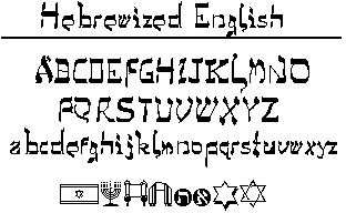 Hebrewized English