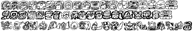 Mayan Month Glyphs