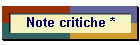 Note critiche *