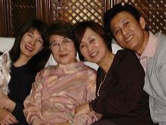Sister in law, mama-san, Keiko-san and brother