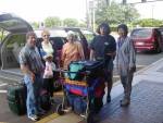 The whole gang arrives on Kau'ai