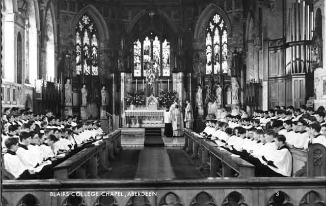 Chapel pictured in late 1950s