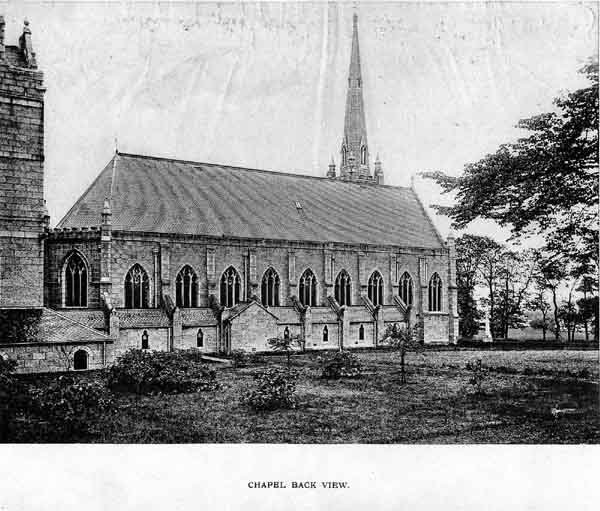 Back view of Chapel
