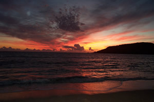 Sunset on our Beach in Mazatlan