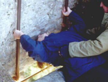 Kissing the Blarney Stone