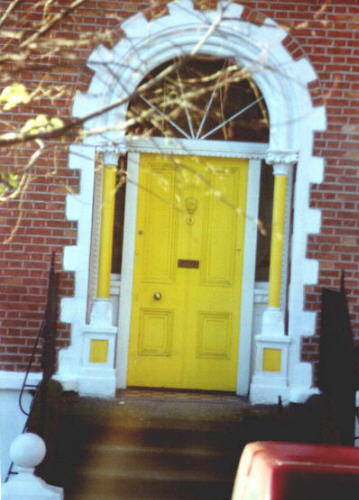 yellow door
