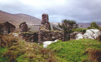 houses deserted during the potato famine
