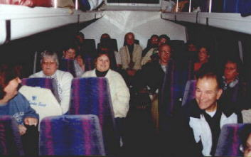 in the bus